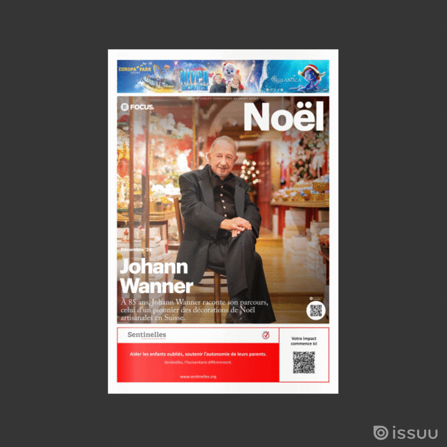 Notre collaboration avec le Focus « Noël » en Suisse !