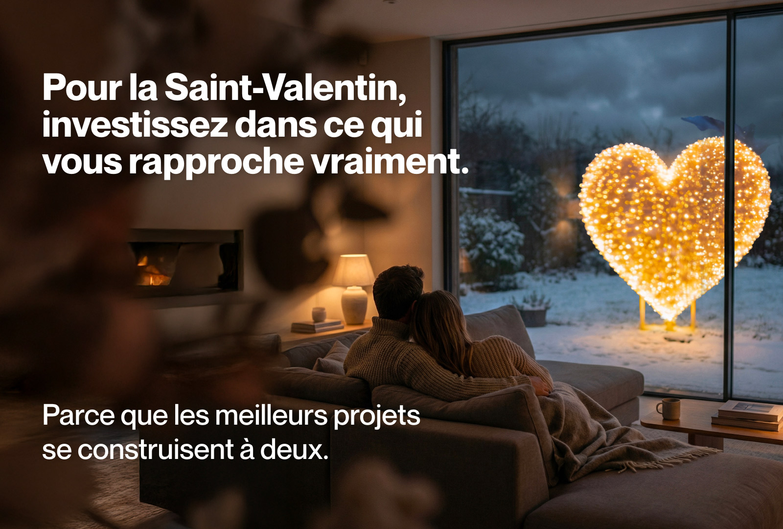 Saint-Valentin : et si le vrai confort était un projet à partager ?